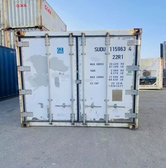 Second hand 6-meter refrigerated container -20RF