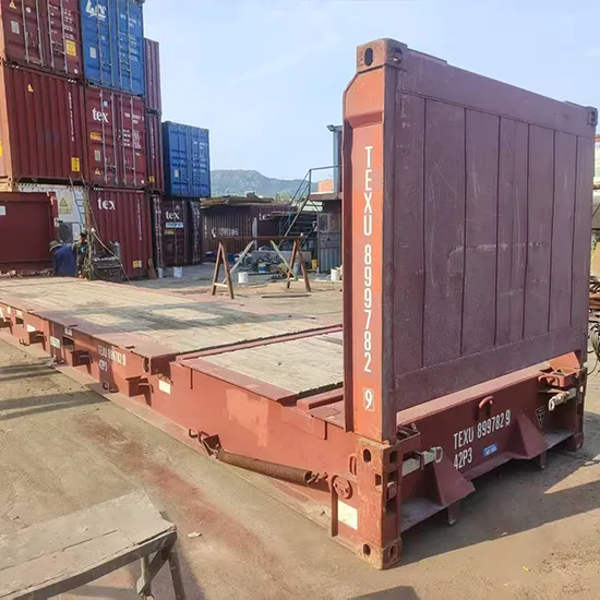 40-foot Flat Rack Container（12192mmx2438mmx2591mm）